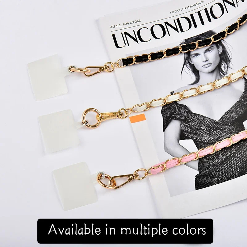 Phone Strap Antilost Lanyard phone charm Holder Mobile Accessories Crossbody Necklace Cord Chain Black Color for All Case 250118 - view 4