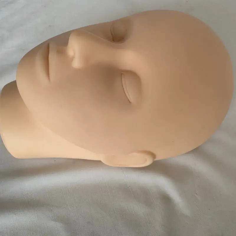 Mannequin Head High-quality Skin Massage And Makeup Closed Eyes Face Makeup Trainning For Eyelash Makeup Practice Makeup Model 250114