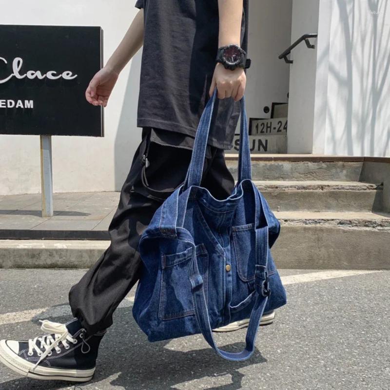 Totes Denim Shoulder Bags For Women Casual Jeans Designer Tote Crosbody Handbags Shopping Bag Bolsos Para Mujer 2025