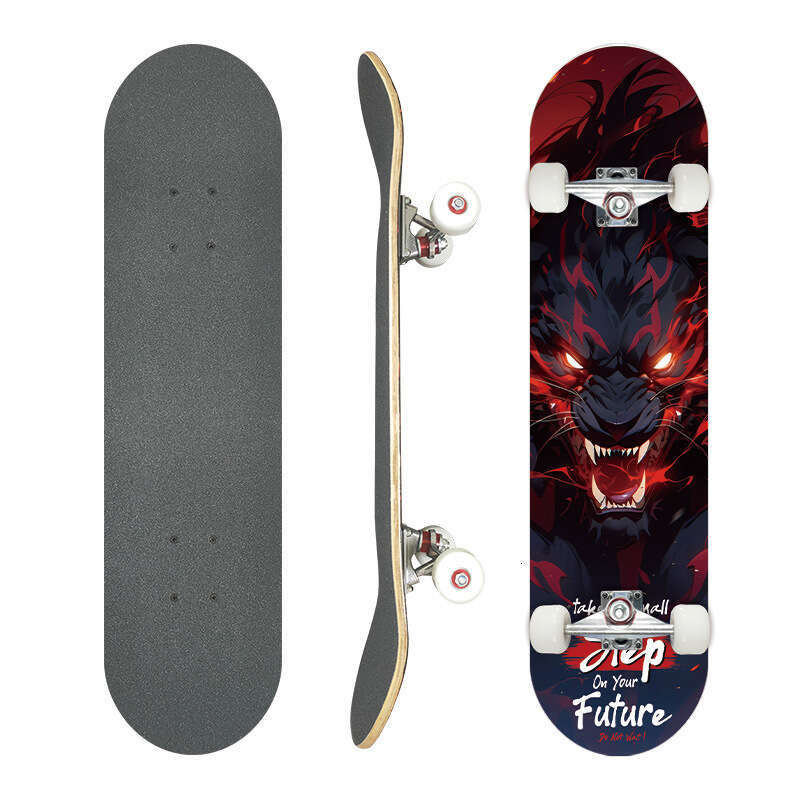 31 inch professional adult street brush maple four wheel beginner children's double rocker concave skateboard
