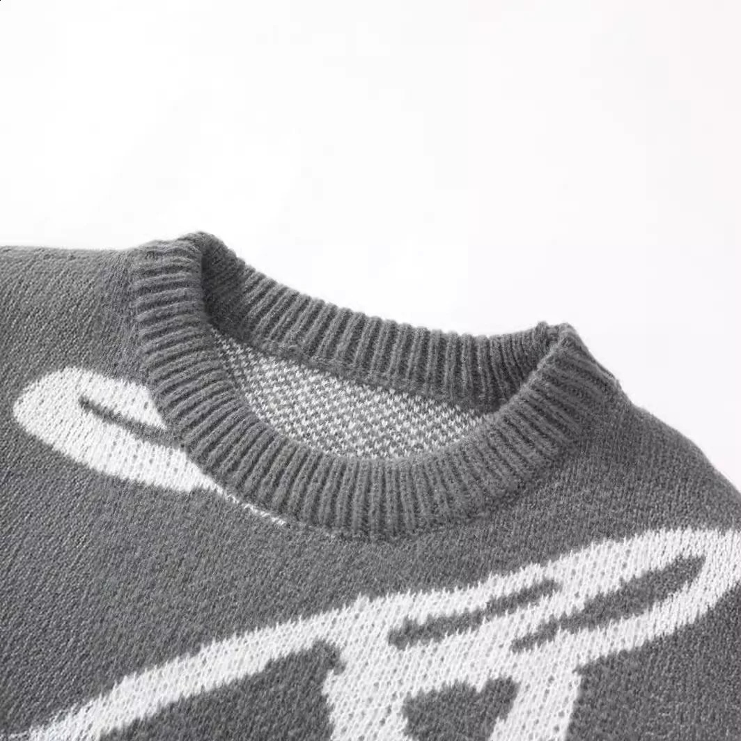 Autumn and Winter Round Neck Warm Mens Top Pullover Sweater Mens Loose Casual Thick Knitted Sweater Mens Jacket 250113