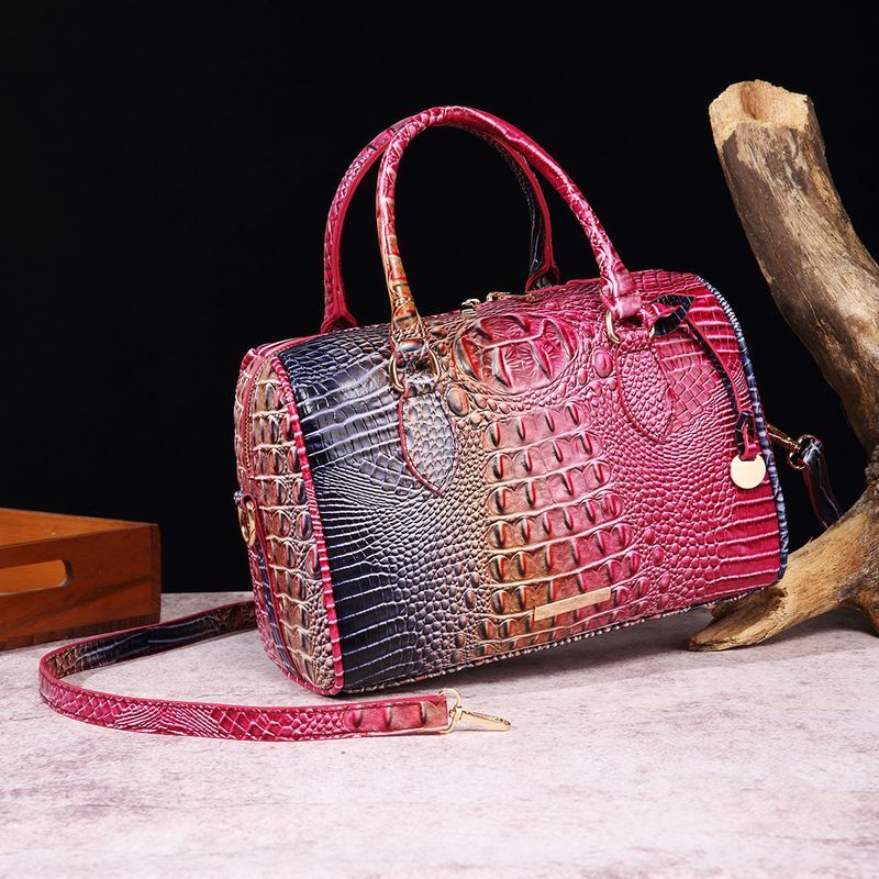 Travel Retro Women's Bag Brahman Crocodile Pattern