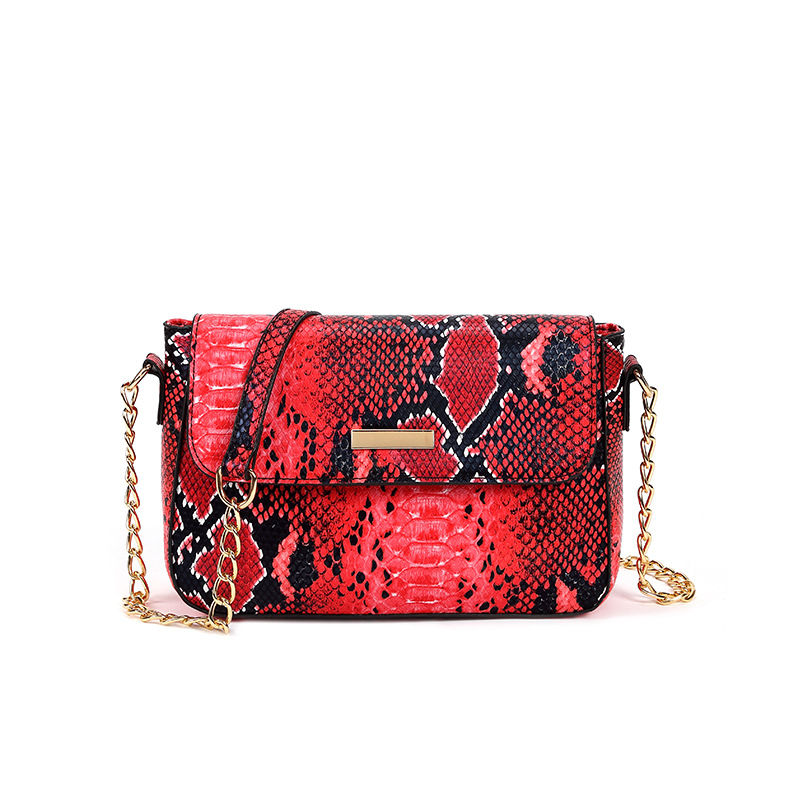 Cross NEW border serpentine single shoulder crossbody 2025 new European and American retro armpit small square chain female bag foreign trade wholesal