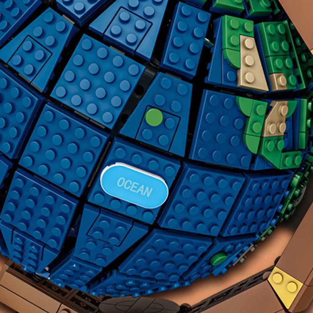 DK80006 Ideas Space Globe Building Blocks Bricks Educational Enlightenment Toys Birthday Christmas Gifts 1587pcs W250115