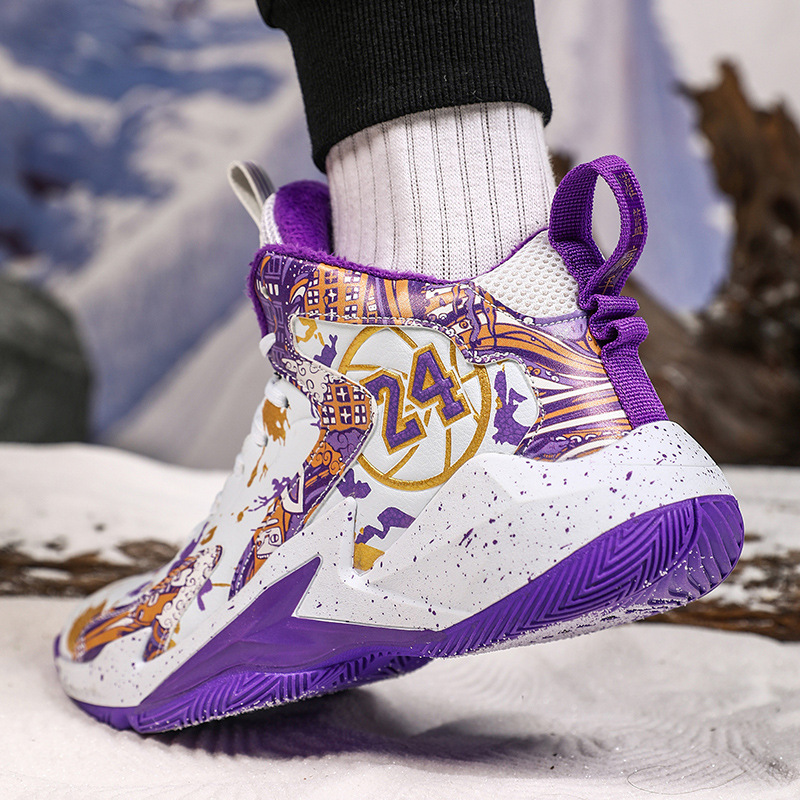 New high-top basketball shoes men's Outdoor sneaker indoor and outdoor actual running shoes wholesale 35-45