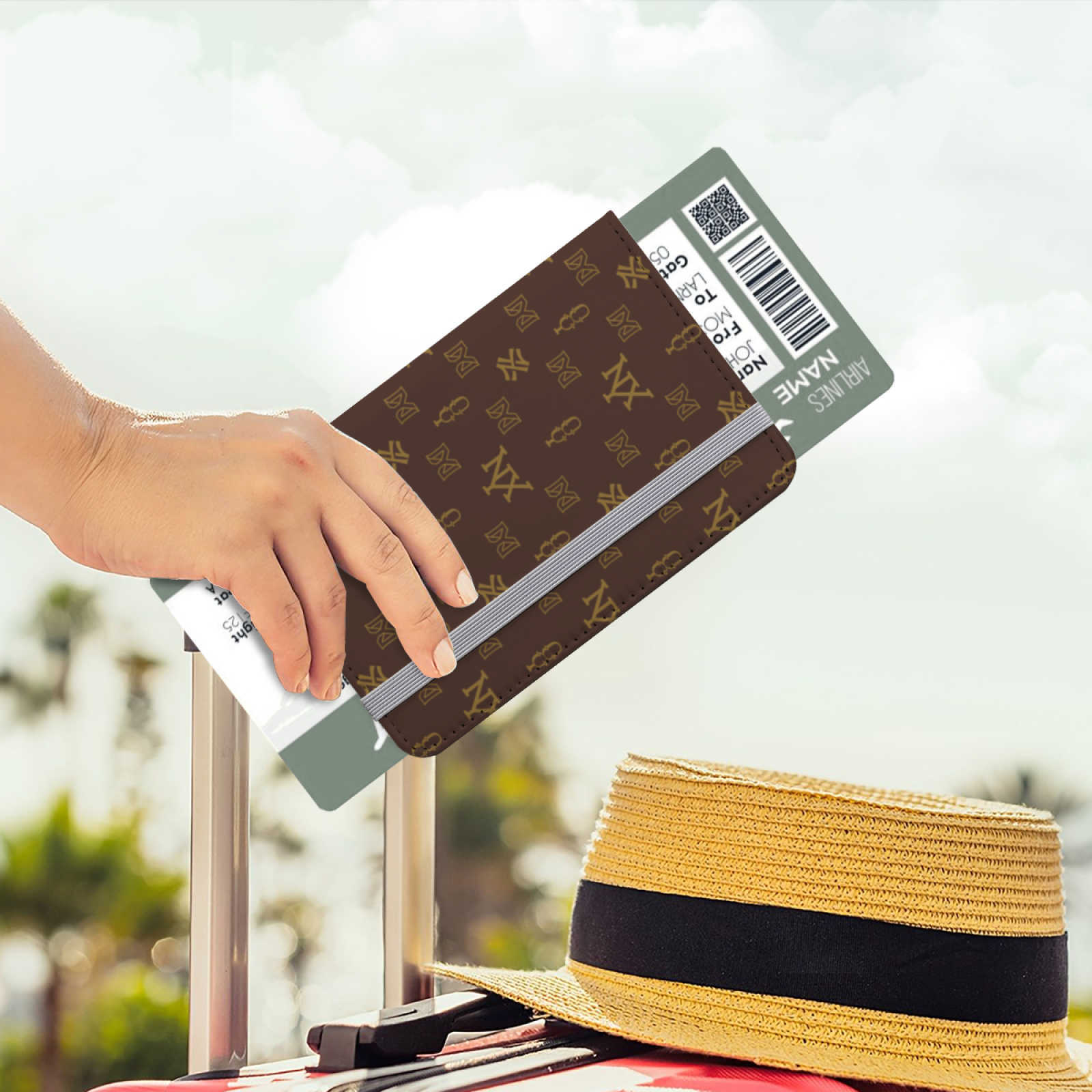 NXY New High Quality Passport Cover Classic Men Wallets For Women Wallet Brand Fashion Passport Holder Covers ID Card Holder