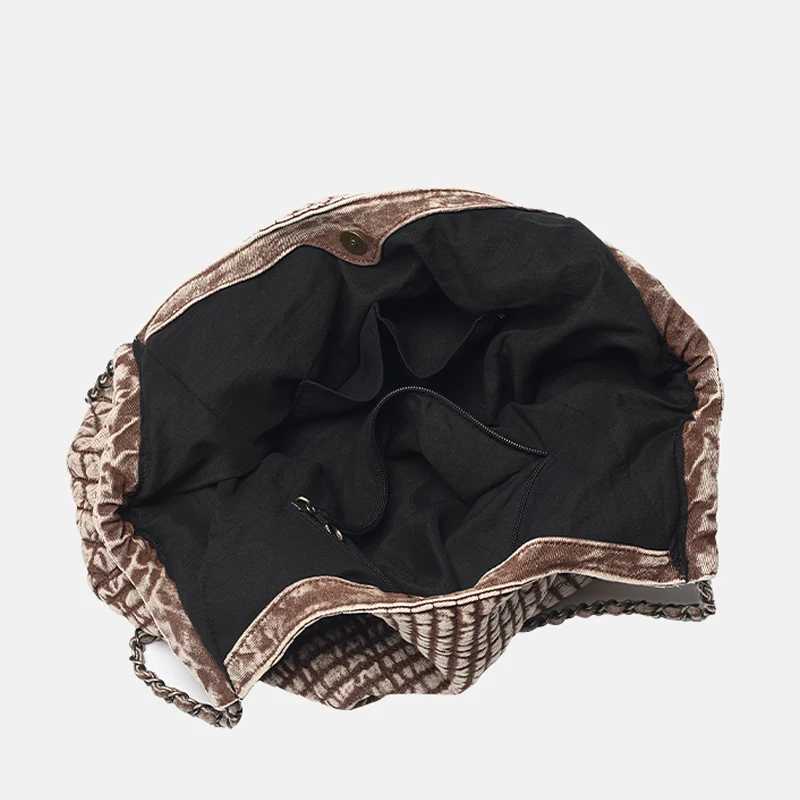 New Arrival Large Capacity Tote Bags For Women Luxury Designer Handbags And Purses New In Denim Cloth Embroidery Rhombus Chain Shoulder Z250118