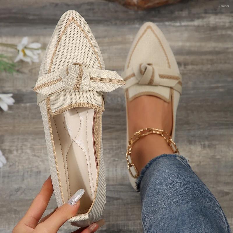Sandals 2025 Summer Women Flats hot Breathable Comfortable Fashion Solid Color Flat Shoes Casual Pointed Toe Loafers Sneakers
