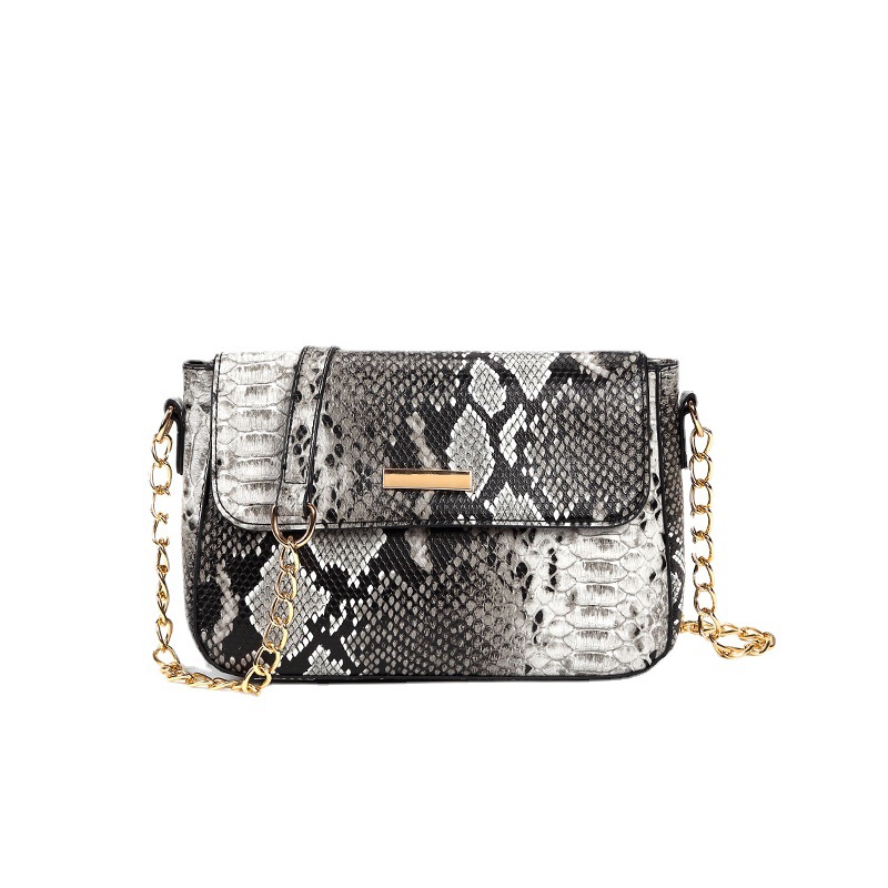 Cross NEW border serpentine single shoulder crossbody 2025 new European and American retro armpit small square chain female bag foreign trade wholesal