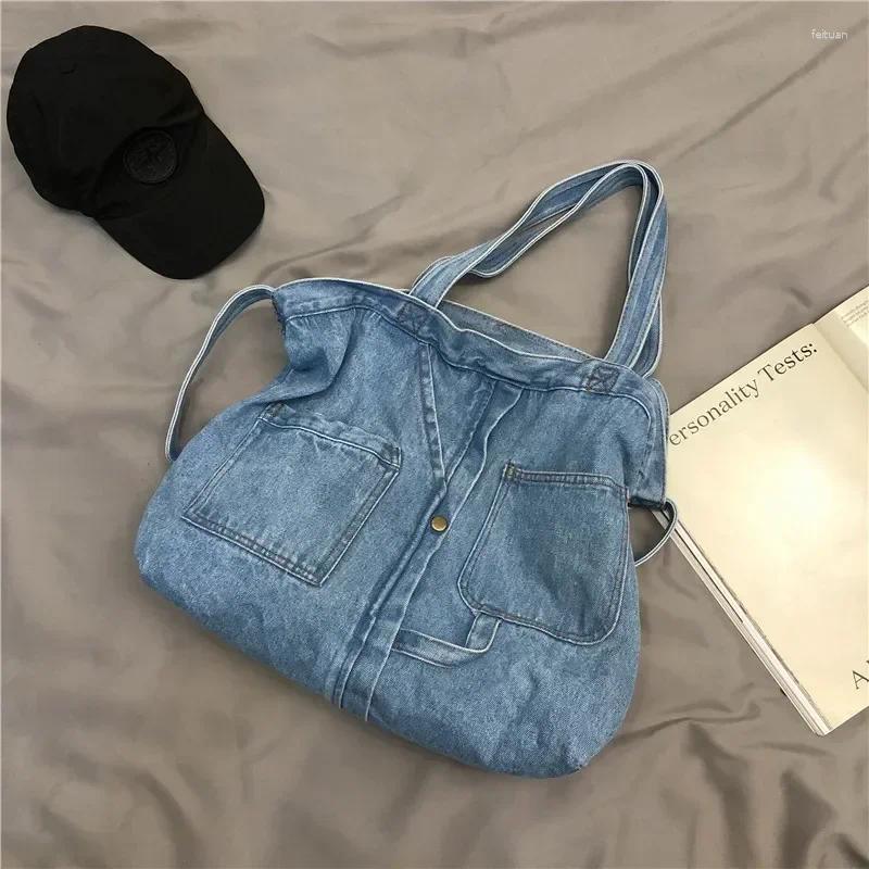 Totes Denim Shoulder Bags For Women Casual Jeans Designer Tote Crosbody Handbags Shopping Bag Bolsos Para Mujer 2025