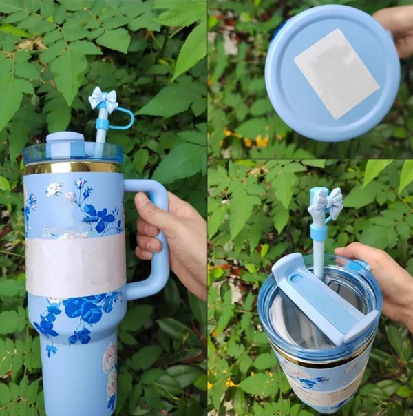 40oz Water Bottles LoveShackFancy Cups Stainless Steel Tumblers With handle Lid And Straw Travel Car Mugs All Day Julienne Mini Soft Cooler Lunch Bag 