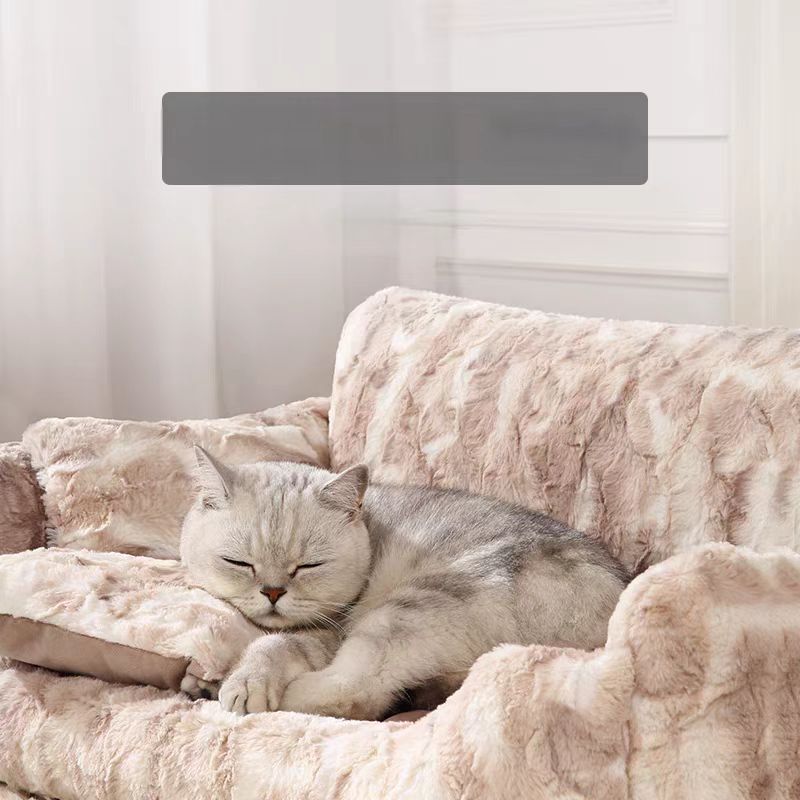 Fluffy plush Dog Cat Pet Sofa Soft calming sofa bed suitable for medium sized small cats and dogs