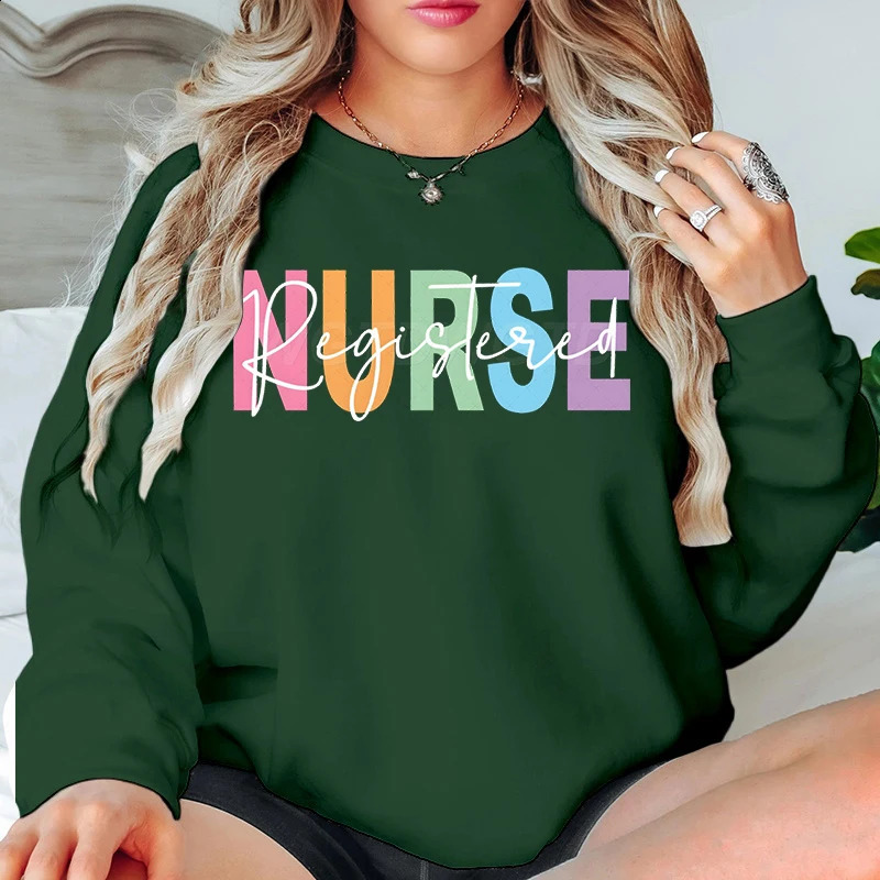 Registered Nurse Sweatshirt for Women RN Shirt for Registered Nurse Nursing Crewneck Pullover Gift for Registered Nurse Sweater 250113