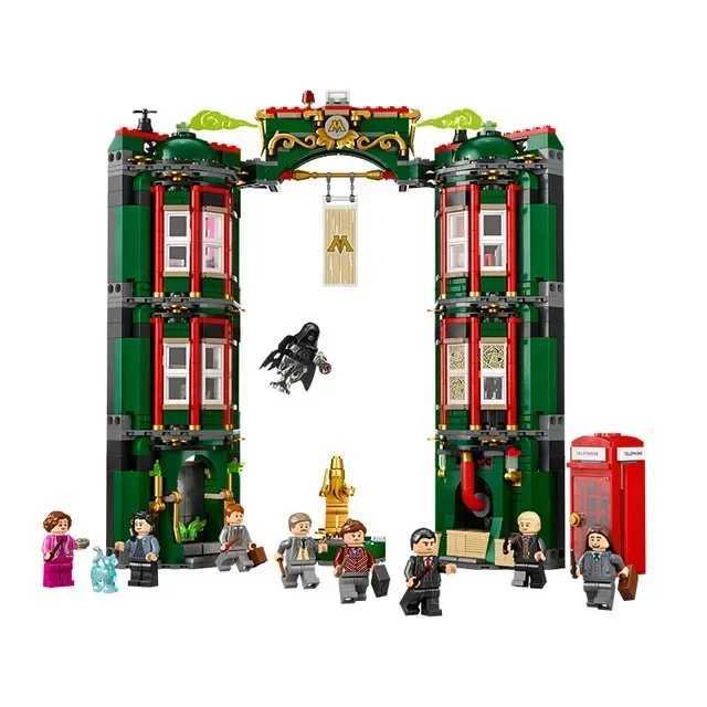 Harris Forbidden Forest Umbridges Encounter Tower 4 P Drive Attack on The Burrow Hedwig Building Blocks Toys Gifts W250115