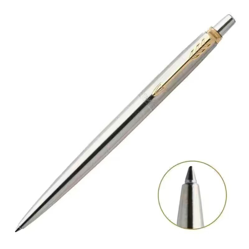 Hot New Classic Design Metal Roller Ballpoint Pen Business Office Signature Rollerball Pens Matte Black School Write Pen Parker