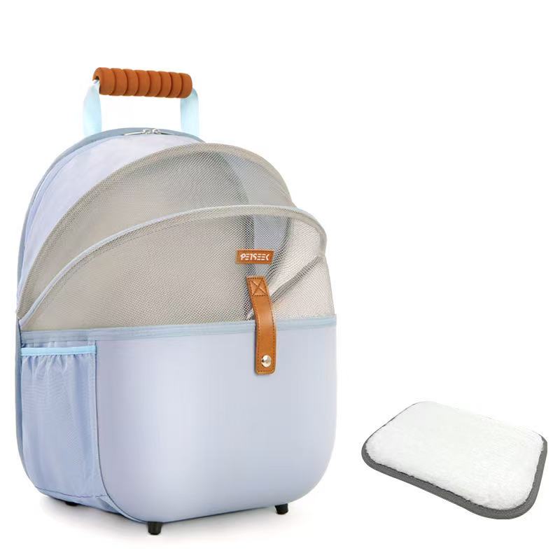 Pet seeking cat bag, portable cat bag, large capacity backpack, pet space cabin, breathable dog bag, take out items
