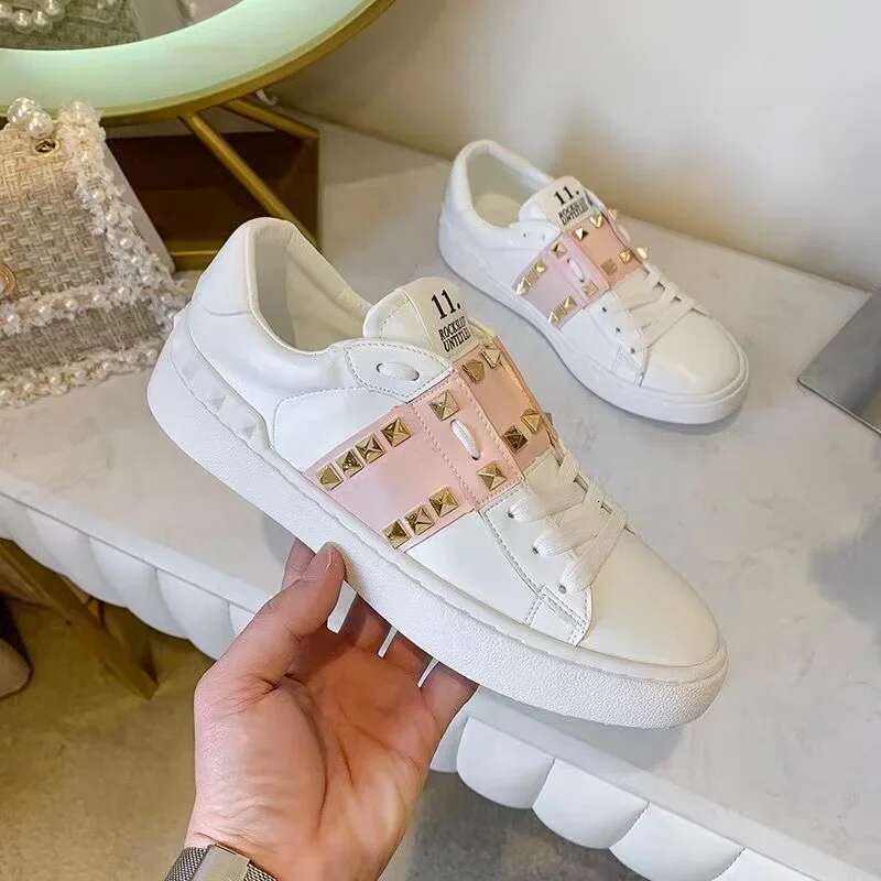 Fashion Women PU Leather Unisex Brand Designer Sneakers Sport Shoes Tino Summer Skateshoes free shipping shoes