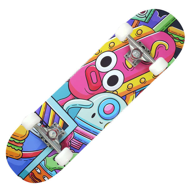 31 inch professional adult street brush maple four wheel beginner children's double rocker concave skateboard