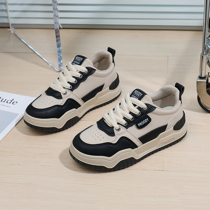 2025 spring small white shoes new Korean version of ins female students increase thick sole sports board shoes casual shoes female