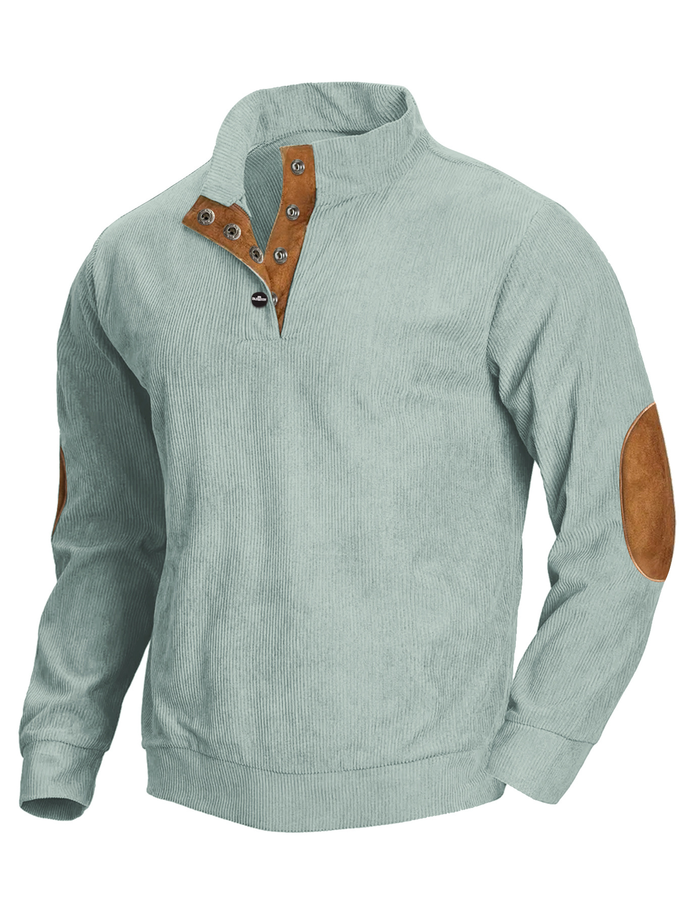 2025 Cross-border Amazon hot spring and autumn European code men's casual stand collar long sleeve hoodie spot