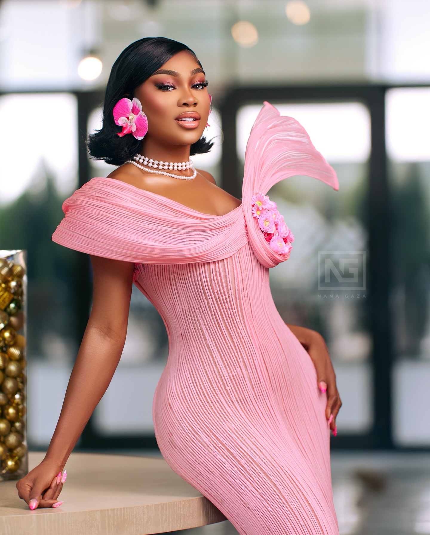 Aso Ebi Pink Mermaid Prom Dresses 2025 wers Illusion Stylish Evening Formal Party Second Birthday Engagement Gowns Plus Size Dress For Special Ocns