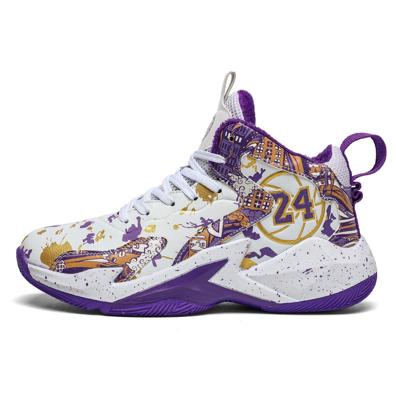 New high-top basketball shoes men's Outdoor sneaker indoor and outdoor actual running shoes wholesale 35-45