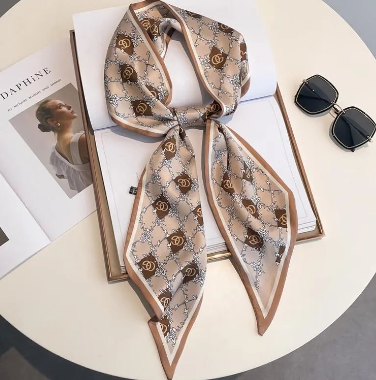 Multi style Women Wrap Silk Designer Scarf Arm Bag Ribbon Accessories Neck Letter Long Scarf Versatile Matching Coat Shirt 147-14cm dhgate