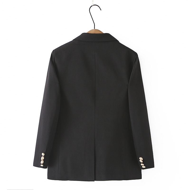 L119Elegant Korean-Inspired Suit Coat for Men Comfortable, Slim Fit & Metallic Accents