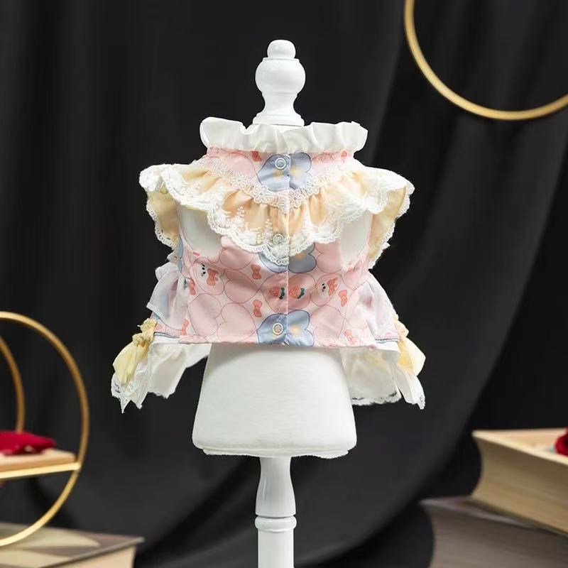 Pet Clothes Autumn Dog Lolita Skirt Puppy Small Dog Schnauzer Pet Dress