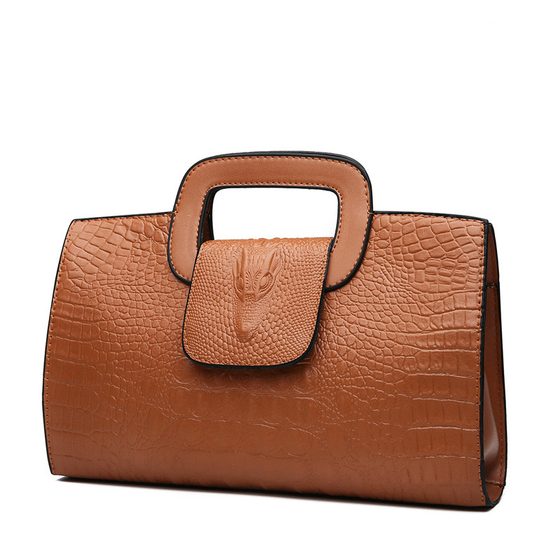 Briefcases 2024 Alligator Laptop New Bags Cow Leather women Briefcase Male Handbags Messenger 14 Inch Computer Bag