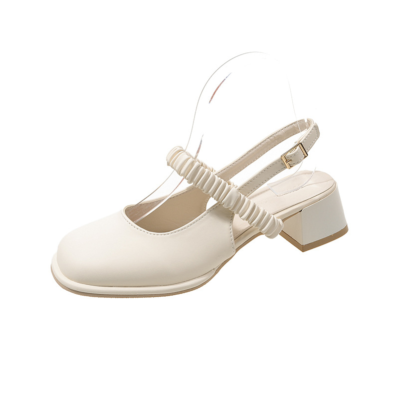 Women Sandals Fashion High Heel hot New Style Simple Design Versatile Triple Beige Khaki Free shipping