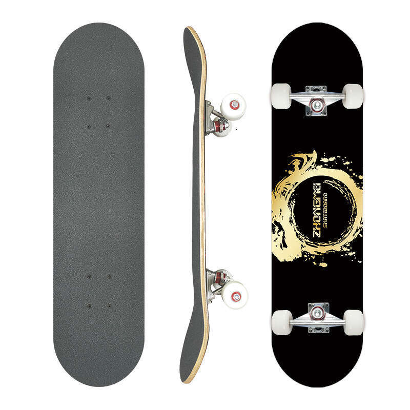 31 inch professional adult street brush maple four wheel beginner children's double rocker concave skateboard