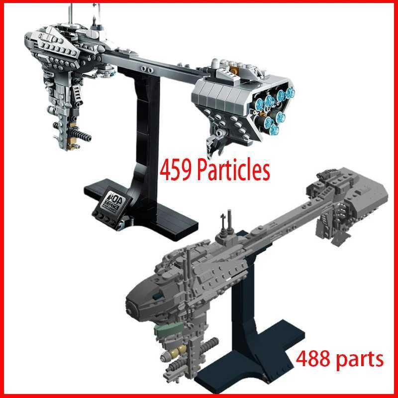 459 pcs MOC-55217 Nebulon B Frigate MOD Medical Ship Building Block Assembly Toys Childrens Birthday Gift Compatible With 77904 W250115