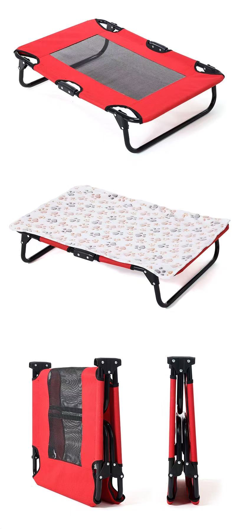 Small dog bed, moisture-proof dog bed, cat bed, teddy bear, all season universal marching bed, no installation, foldable
