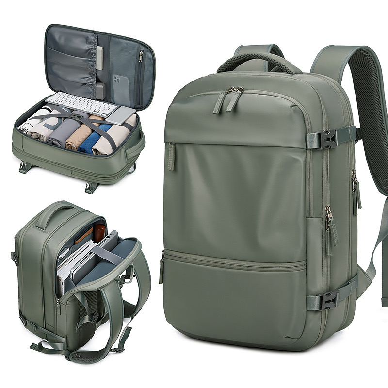 Mens Compression Travel Backpack 18 inch Waterproof Multi functional New Notebook Anti theft High quality 240913