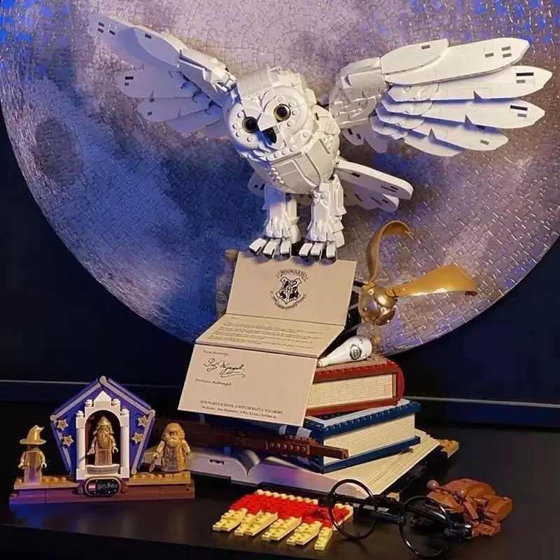 Haidewei Owl Building Blocks Series Assembled Toys Creative Handmade Models Home Desktop Decorations Kids Puzzle Festival Gifts W250115