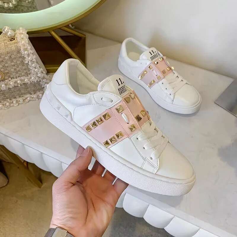 Fashion Women PU Leather Unisex Brand Designer Sneakers Sport Shoes Tino Summer Skateshoes free shipping shoes