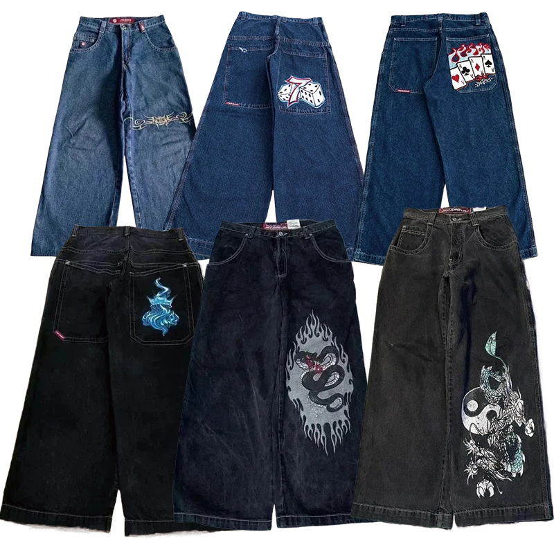 designer for mens loose hip hop high street fashion brand oldschool westside jeans jnco pants
