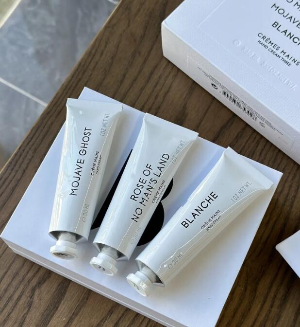 Set Hand Cream Mojave Ghost Blanche Rose Of No Mans Land 30Ml*3 Hands Lotions Travel Exclusive Skin Care Limited Edition Gift Box S s