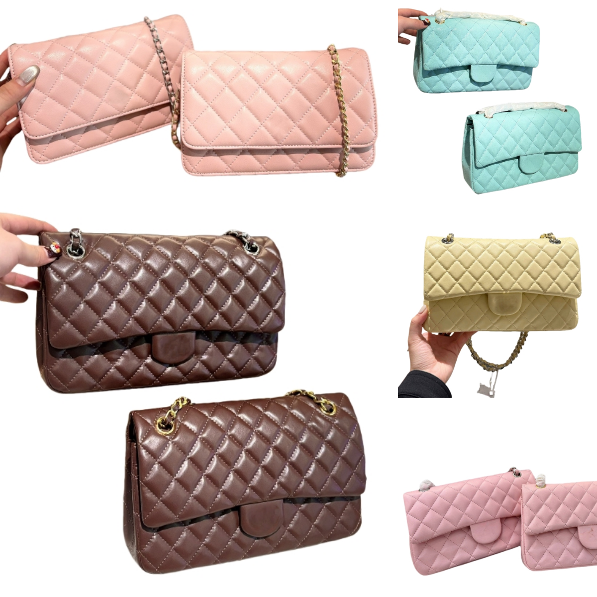 Luxury Designer Bag Top-Quality Leather Tote Crossbody Handbag for Women