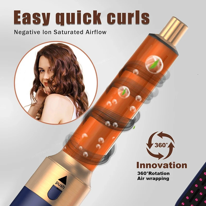 5 in1 Curling Iron Hair Dryer Multi Hair Styler Hair Straightener With Hair Brush Hairdryer For Hair Dryer Hair Multi Styler 250121