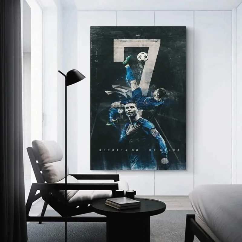 Frameless football poster inspiration poster decoration canvas wall art life Ro Y250122