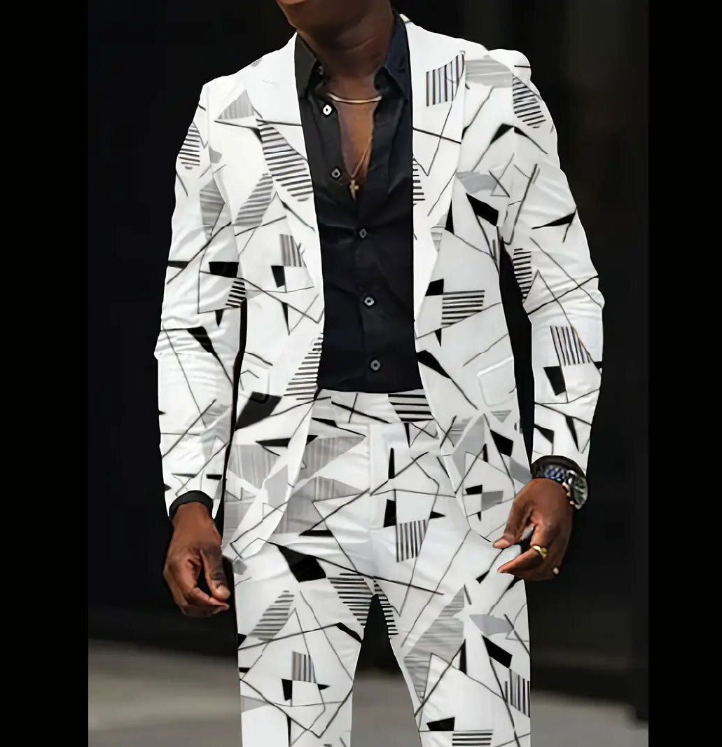 suits for men designer 2024 new europe and america fashion trend dazzling men's suit set wl8mr7 354
