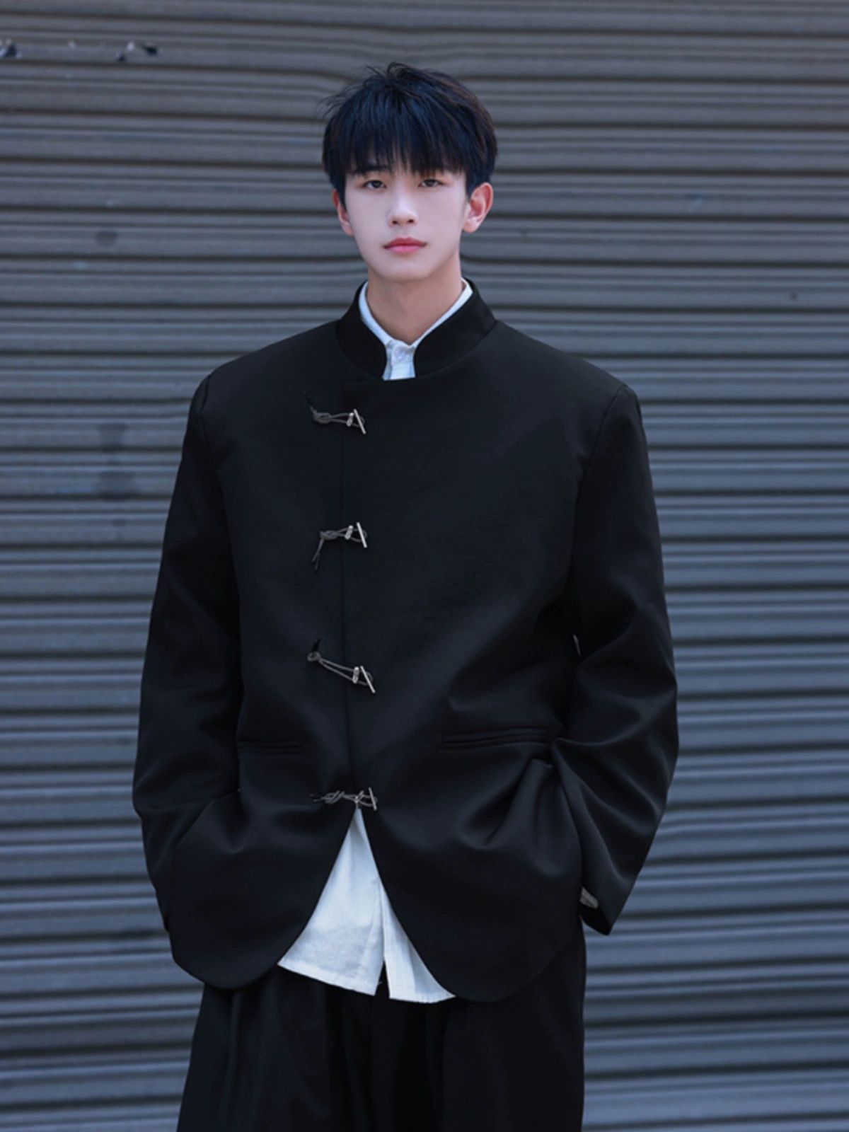 P120Classic Japanese-Inspired Men's Suit Coat Comfortable Large Size, Perfect for Spring & Autumn Fashion