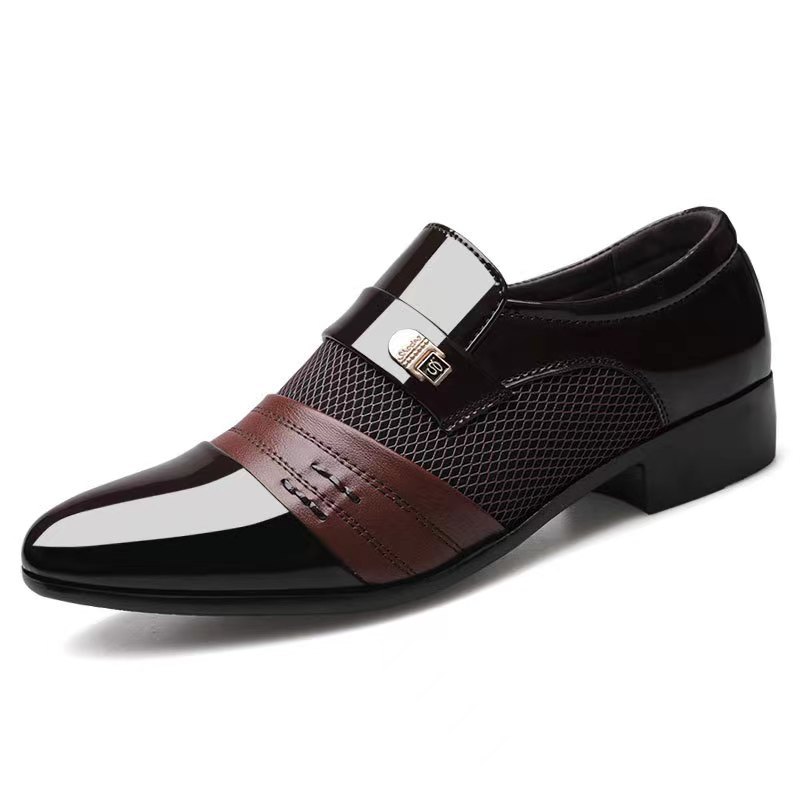 2025 dress shoes for men mens black leather patent business casual loafers outdoor trainers sneakers 39-47