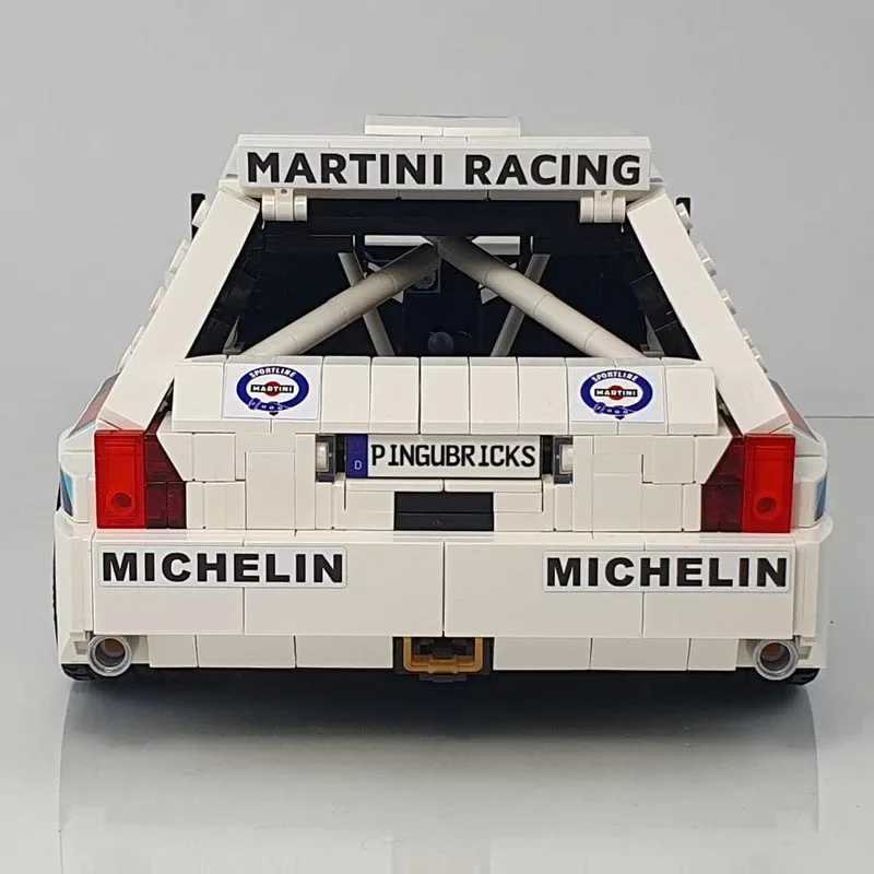 New MOC-141377 Delta Integrale Rallye Monte Carlo Version Racing Car Model Technical Building Block Toys for Boys Birthday Gifts Z250122