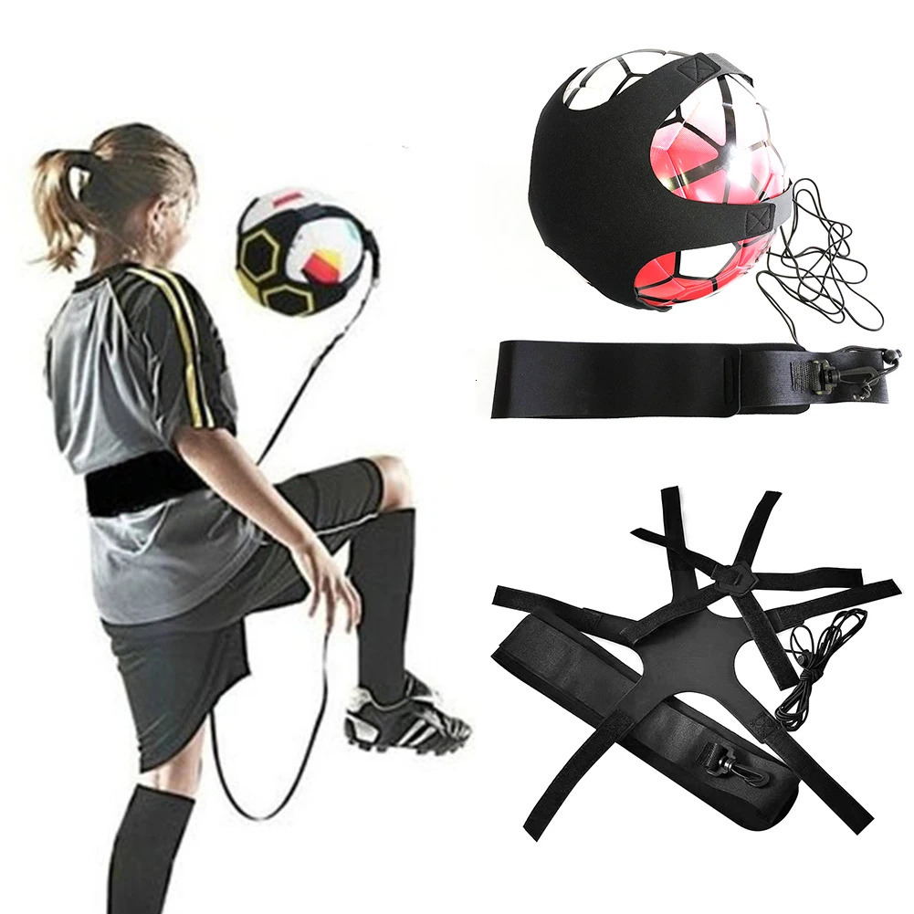 Adjustable Football Kick Trainer Soccer Ball Practice Training Equipment Soccer Trainer Elastic Belt Sports Assistance 250117
