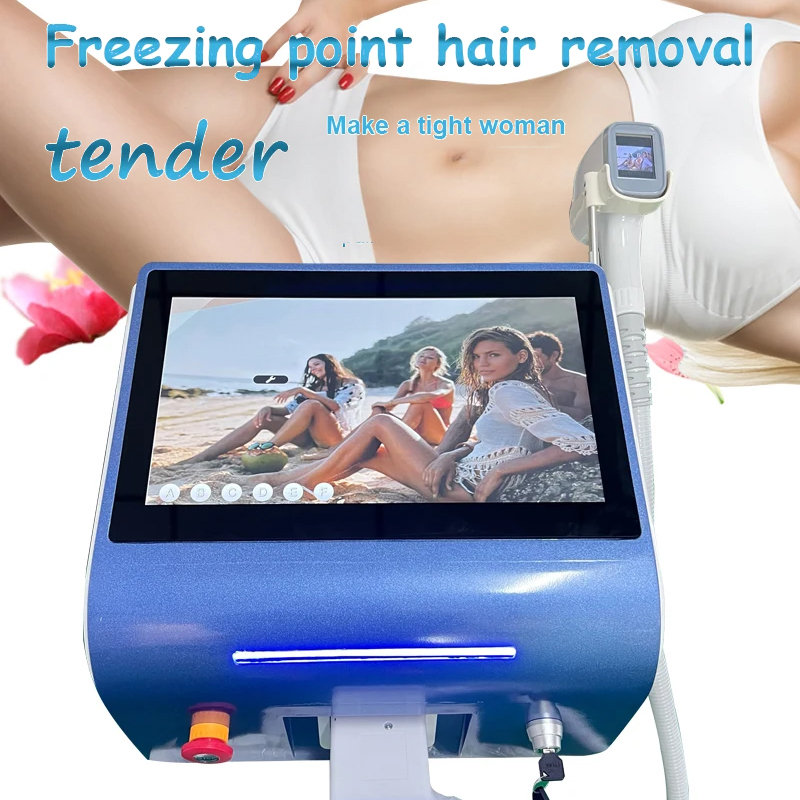 2025 Best New 1200W Diode Laser Hair Removal 755nm 808nm 1064nm Diode Laser Ice Point No Pain No Side Effect Depilation Skin Rejuvenation Beauty Equip