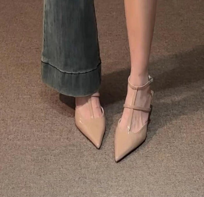 Women Sandals Fashion Simple Style Versatile NEW hot hot High Heel Trendy Triple Black Beige Nude Free shipping