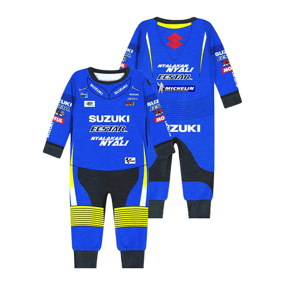 2025 Selling Baby Jumpsuit Outdoor Extreme Sports Followers S Motorcycle BEBE Riding Suit Crawling Suit BB Clothing 250115